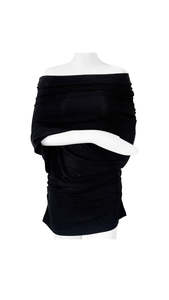 Clothing: LOUNGE TOP LUREX BLACK