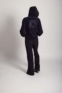 MONOGRAM HOODY BLACK