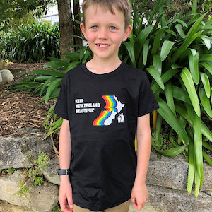 Products: Retro kid tee - Keep New Zealand Beautiful