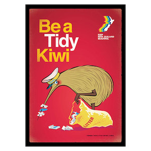 Products: Tidy Kiwi Poster - Keep New Zealand Beautiful