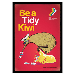 Products: Tidy Kiwi Poster - Keep New Zealand Beautiful