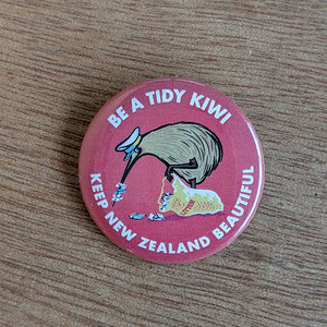 Products: Be a Tidy Kiwi badge - Keep New Zealand Beautiful