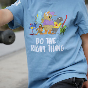 Products: Kiki Kiwi kid's tee - Keep New Zealand Beautiful