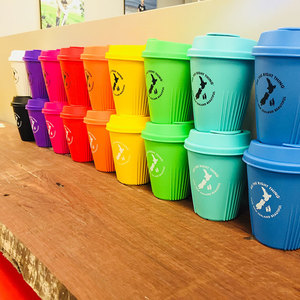 Retro reusable cup - Keep New Zealand Beautiful