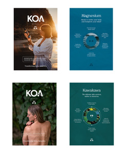 All Visible: A5 POS Cards - Magnesium + Kawakawa Pair