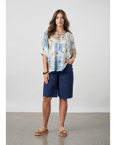 Blouses: Loobies - Melody Top (Sage Multi)