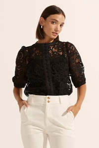Zoe Kratzmann: Zoe Kratzmann - Parade Top (Black)