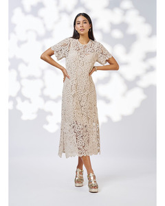 Loobies Story: Loobies - Harlo Midi Dress (Stone)