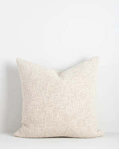 Baya - Cyprian Cushion with Feather Inner - Oatmeal 50x50cm