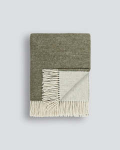 Baya - Casa (Merino Wool/Nylon) Throw - Kale 140x200cm