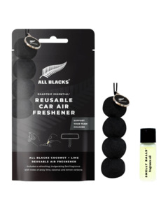 Hā Naturally - All Blacks Road Trip Essentials Air Freshener (Coconut Lime)