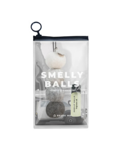 Room Fragrances: Hā Naturally - Auto Smelly Balls Rugged - Tobacco Vanilla 5ml Set - Pouch