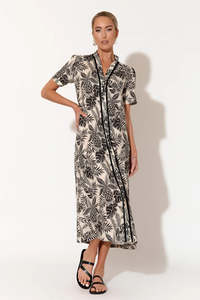 Adorne: Adorne - Essadora Tropics Shirt Dress