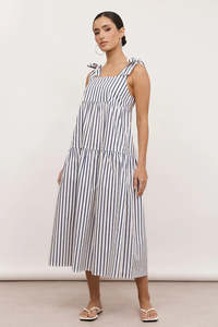 Adorne - Noah Poplin Stripe Dress