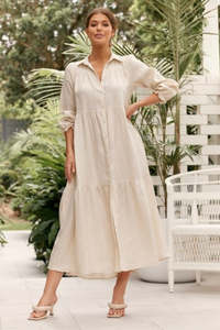 Adorne - Kinley Dress Cream