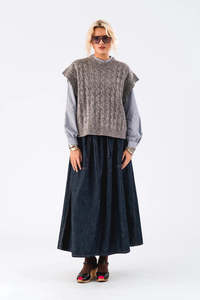 Lolly's Laundry - Finn Vest SL (Light Grey Melange)