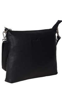Second Nature Leather - Emma Sling Bag Black