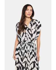 Saint Tropez - Kelsie Shirt (Black Monochrom)