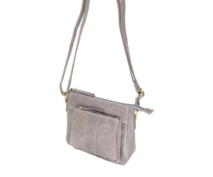 Baron Leather: Baron Leather - Top Zip Cross Body