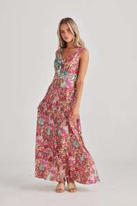 Talisman - Ellie Sleeveless Dress (Rose Garden)