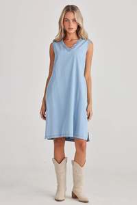 Talisman - Vera Denim Dress (Light Denim)
