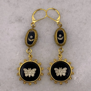 Ghost & Lola - Art Deco Butterfly Earrings