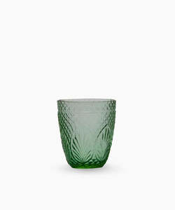 Glassware: French Country - Vintage Green Tumbler (Set of 2)