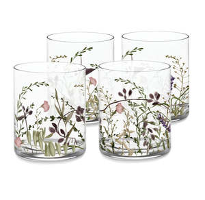 Nel Lusso - Wildflower Old Fashioned Glass Set of 4