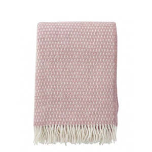 Nordic Style - Klippan Lambswool Throw Knut (Pink)