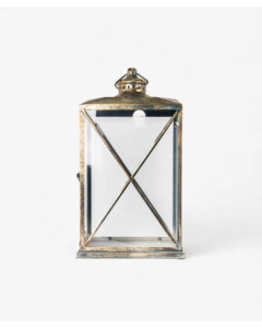 French Country - Calypso Lantern Large Aged Gold