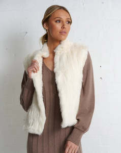 Lady Lux: Lady Lux - Neeve Vest (Cream)