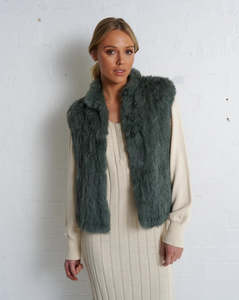 Lady Lux - Neve Vest (Sage)