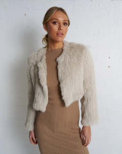 Lady Lux: Lady Lux - Arnia Jacket (Stone)