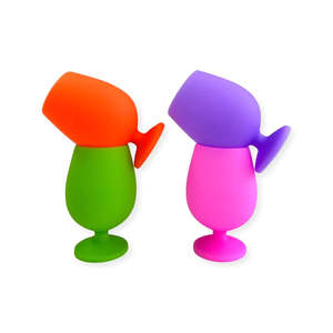 Ha Naturally: Hā Naturally - Vitoria Stemm Silicone Unbreakable Wine Glasses (4 pack)