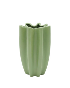 Robert Mark - WAVES CERAMIC VASE 18X33CM (Green)