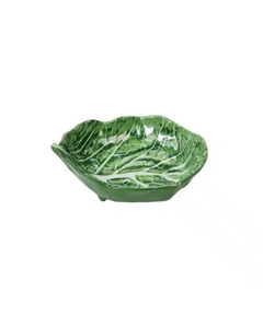 Le Forge - Melamine Cabbage Leaf Small Dish 13cm (Green)