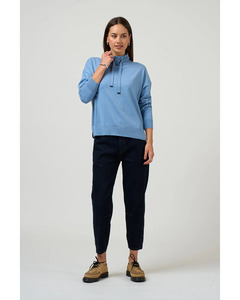 Knitwear: Loobies - Circuit Sweater (Sky)