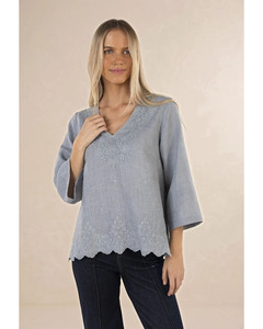 Blouses: Humidity - Serre Top (Misty Grey)