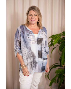 San Clemente Top (Jeans) OS