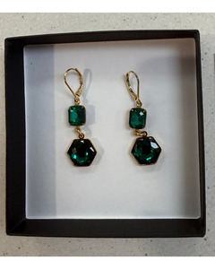Ghost And Lola: Ghost & Lola - Emerald Love Earrings