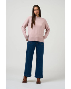 Knitwear: Loobies - Sia Sweater (Dusky Blush)