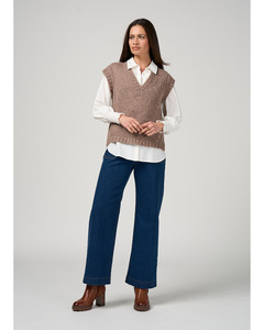 Loobies - Tilly Vest (Walnut)