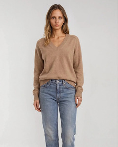 Knitwear: Alete Threads - Trevi V-Neck (Argan)