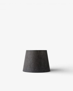 French Country - Tapered Drum Linen Shade Black (20cm)