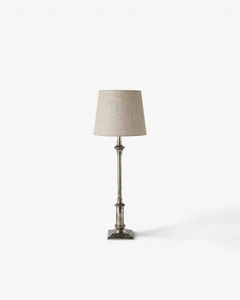 Home Decor: French Country - Hendrick Lamp Base Antique Silver