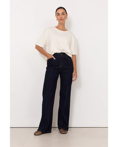 Adorne - Athena Straight Leg Jean (Dark Denim)