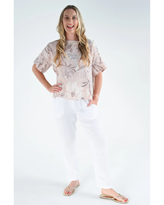Blouses: Rattani Top Pink (SM)