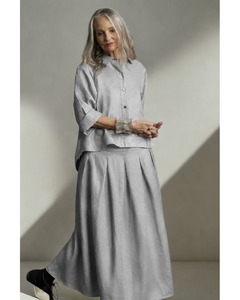 New Fashion 1: Flaxbloom - Liana Skirt (Silver)