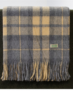 Woola - Alpaca Merino Wool Throw (Heritage Misty)