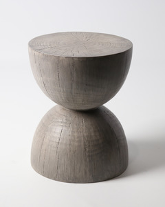 Home Decor: Le Forge - MGO Hourglass Stool (Grey)